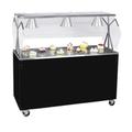 Vollrath 3872146 46" Mobile Food Bar w/ Enclosed Base & Stainless Top - Granite, 120v, Gray