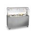 Vollrath 38724 60" Mobile Food Bar w/ Enclosed Base & Stainless Top, Granite, Gray