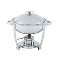 Vollrath 46506 6 qt Round Heavy-Duty Chafer Food Pan, 6 Quart, Oval, Stainless Steel