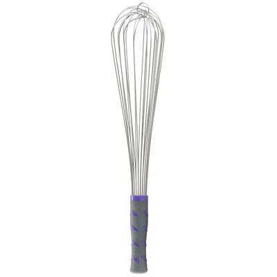 Vollrath 47005 16" Piano Whip - Purple Nylon Handle, Stainless Steel