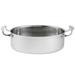 Vollrath 49452 5-1/10 qt Miramar Display Cookware Oval Au Gratin - Stainless Steel, Induction Ready, Handles, 5.1 Qt, Silver