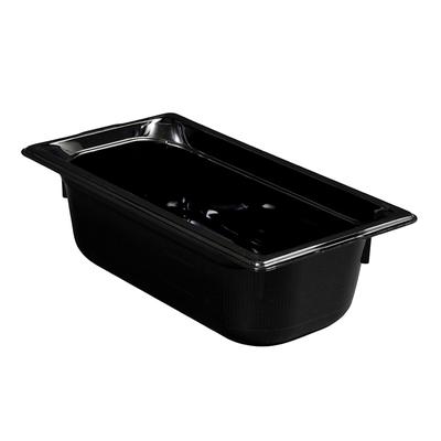 Vollrath 8034420 4"D Third Size Food Pan, Black