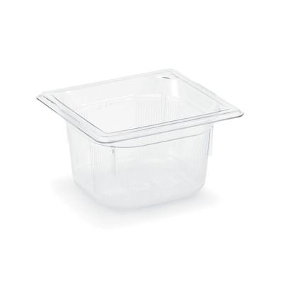 Vollrath 8066410 6"D Sixth Size Food Pan, Clear