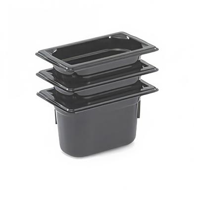 Vollrath 8092420 2 1/2"D Ninth Size Food Pan, Black
