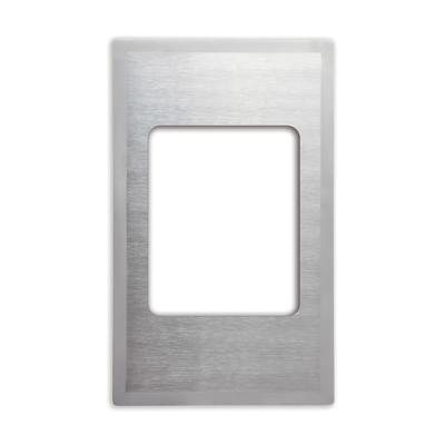 Vollrath 8242816 Miramar Single-Size Template - 1 Small Food Pan, Satin-Edge Stainless Steel