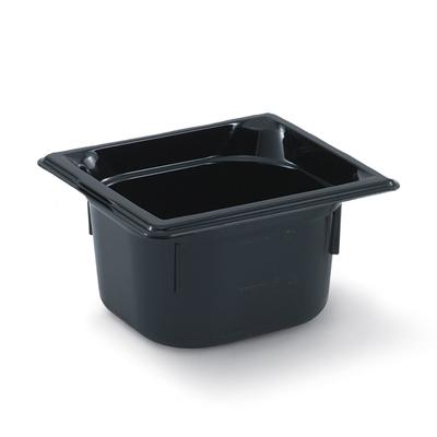 Vollrath 9094420 4"D Ninth Size High Temp Food Pan, Black