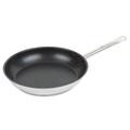 Vollrath N3811 11" Optio Non-Stick Steel Frying Pan w/ Hollow Metal Handle - Induction Ready, Stainless Steel, Aluminum-Clad Bottom