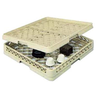 Vollrath TR13BBB Traex Glass Rack w/ (25) Compartments - (3) Extenders, Beige