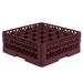 Vollrath TR6BB Rack-Master Glass Rack w/ (25) Compartments - (2) Extenders, Burgundy, Red