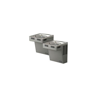 Elkay EMABFTL8SC Wall Mount Bi Level Drinking Fountain - Non Filtered, Refrigerated, Stainless, Silver