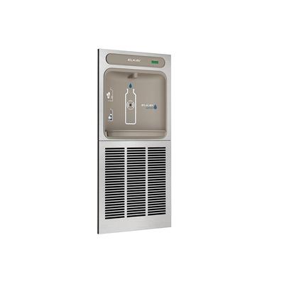 Elkay EZWS8K In Wall Bottle Filling Station w/ Sensor Activation - Refrigerated, Non Filtered, Gray