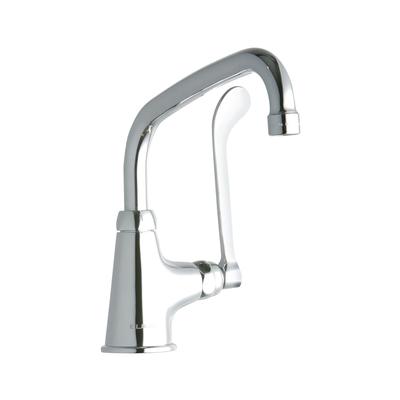 Elkay LK535AT08T6 Deck Mount Pantry Faucet w/ 8" Swing Spout & 6" Wrist Blade Handles, Chrome
