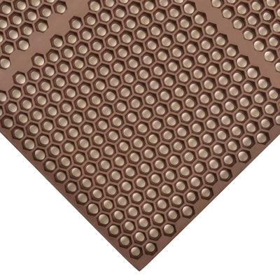 NoTrax T15U0036BR Optimat Grease-Resistant Floor Mat, 3' x 6', 1/2