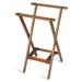 CSL 1170BSO-1 Deluxe Tray Stand w/ Bottom Brown Strap, Wooden