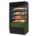 Federal VHSS3660S Vision Series 36" Self Service Heated Display Case - (4) Levels, 208-240v/1ph, Open Heated Display, Black