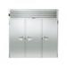 Traulsen ARI332LPUT-FHS 101" 3 Section Roll Thru Refrigerator, (6) Right Hinge Solid Doors, 115v, Silver
