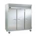 Traulsen G31310 Dealer's Choice 76" 3 Section Reach In Freezer, (3) Solid Doors, 115v, Silver