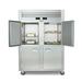 Traulsen RET232NUT-HHS Spec-Line 52" 2 Section Reach In Refrigerator, (4) Right Hinge Solid Doors, 115v, Silver