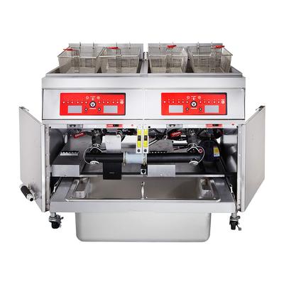 Vulcan 3ER85CF Commercial Electric Fryer - (3) 85 lb Vats, Floor Model, 208v/3ph, Stainless Steel