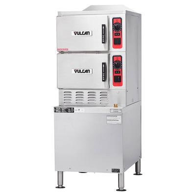 Vulcan C24DA6 (6) Pan Convection Commercial Steamer w/ Cabinet Base, Direct Steam, Stainless Steel