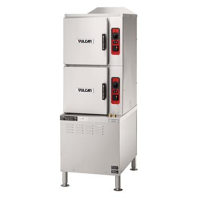 Vulcan C24ET10 240/1 (10) Pan Convection Commercial Steamer - Cabinet, 240v/1ph, Stainless Steel