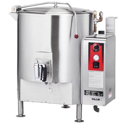 Vulcan GT125E LP 125 gal Steam Kettle - Stationary, Full Jacket, Liquid Propane, Stainless Steel, Gas Type: LP