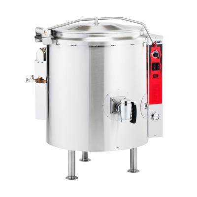 Vulcan K20GLT LP 20 gal Steam Kettle - Manual Tilt, 2/3 Jacket, Liquid Propane, Stainless Steel, Gas Type: LP