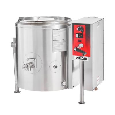 Vulcan K40GLT LP 40 gal Steam Kettle - Manual Tilt, 2/3 Jacket, Liquid Propane, Stainless Steel, Gas Type: LP