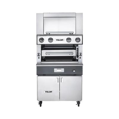 Vulcan VBB1F NG 36" Upright Broiler w/ 3 Burners - For Refrigerated Base, Natural Gas, Stainless Steel, Gas Type: NG