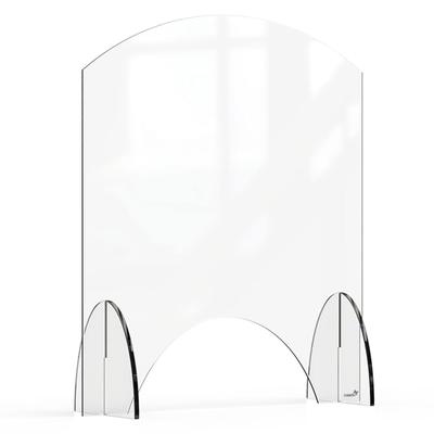 Rosseto AG008 Freestanding Safety Shield w/ Pass Thru Window - 24