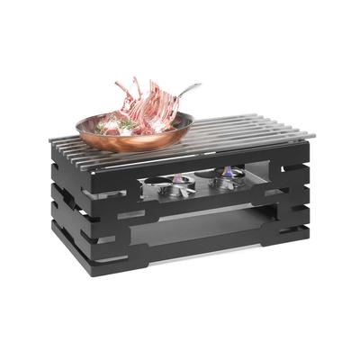 Rosseto Rectangular Warmer Kit - Black Matte, Track Grill, 23 1/4x13 1/2x10 1/2", SK032