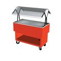 Duke OPAH-4-ST EconoMate 58 3/8" Mobile Food Bar w/ Shelf & Stainless Top, Semi Gloss Black, Stainless Steel Top, Semi-Gloss Black