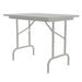 Correll CF2448M 15 48" Rectangular Folding Table w/ Gray Granite Melamine Top, 29"H