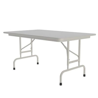 Correll CFA3048PX-15 48" Rectangular Folding Table w/ Gray Granite Top, 32"H