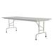 Correll CFA3060M 15 60" Rectangular Folding Table w/ Gray Granite Melamine Top, 29"H