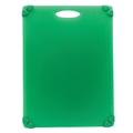 Tablecraft CBG1520AGN Cutting Board w/ Anti-Slip Grips, 15" x 20", Polyethylene, Green, 0.5 in