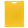 Tablecraft CBG1520AYL Cutting Board w/ Anti-Slip Grips, 15" x 20", Polyethylene, Yellow, 0.5 in