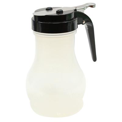 Tablecraft PP410BK 10 oz Teardrop Dripcut Server - Polypropylene, Black ABS Top, Semi-transparent
