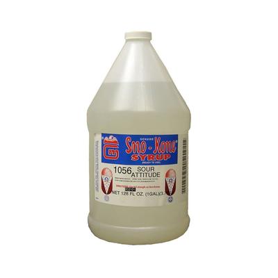 Gold Medal 1056 Sour Attitude Snow Cone Syrup, Ready-To-Use, (4) 1 gal Jugs