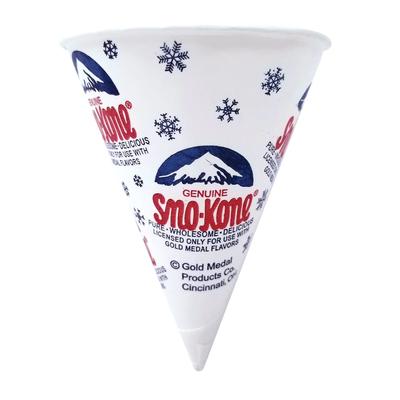 Gold Medal 1060M 6 oz Disposable Sno-Kone Snow Cone Cups