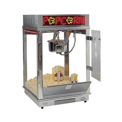 Gold Medal 2023E Astro Pop 16 Popcorn Machine w/ 16 oz Unimaxx Kettle & Stainless Dome, Counter, 120v, 16-oz. Kettle, Stainless Steel