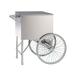 Gold Medal 2148MC 20" Base w/ 2 Spoke Wheels, Stainless, Stainless Steel