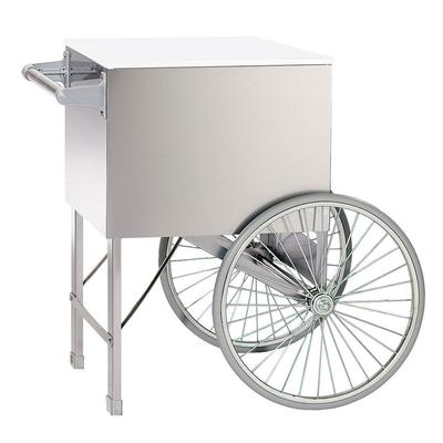 Gold Medal 2148ST 20" Steerable Cart w/ 2 Spoke Wheels, Stainless, Stainless Steel