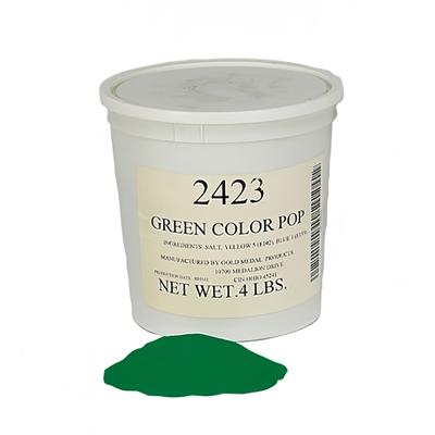 Gold Medal 2423 4 lb Green Color Pop Salt