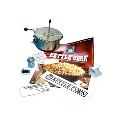 Gold Medal 2470 Retro Kettle Corn Kit w/ Thermostat, Measurer, Timer & Decals