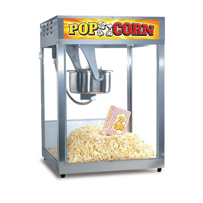Gold Medal 2553BC Popcorn Machine, 16 oz EZ Kleen Kettle, Stainless Steel Cabinet, 120v