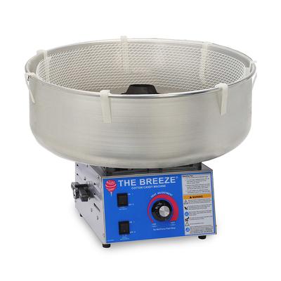 Gold Medal 3030-00-000 The Breeze Cotton Candy Machine w/ Tubal Heating Element, 120v, Stainless Steel