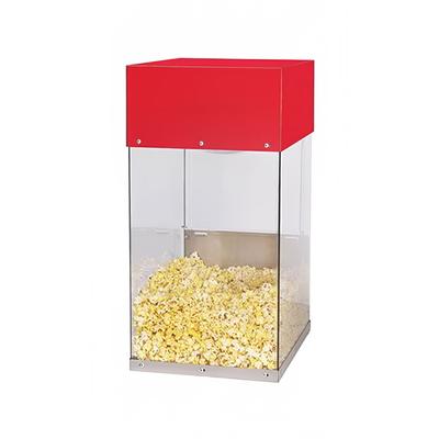 Gold Medal 5509 Popcorn Crisper w/ 2 Lamp Warmers & Lexan Cabinet, 120v