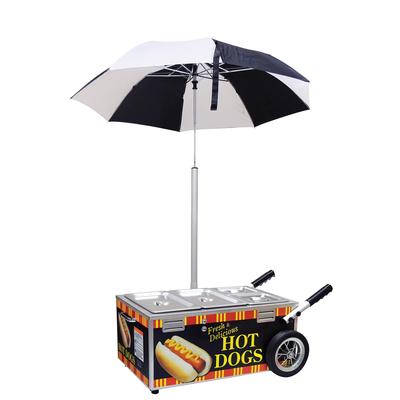 Gold Medal 8080NS Table Top Steamer Hot Dog Cart w...