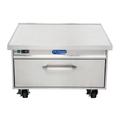 Randell FX-1CSRE-290 38" Chef Base w/ (1) Drawer - 115v, Refrigerator/Freezer, 3 Cu. Ft, Silver